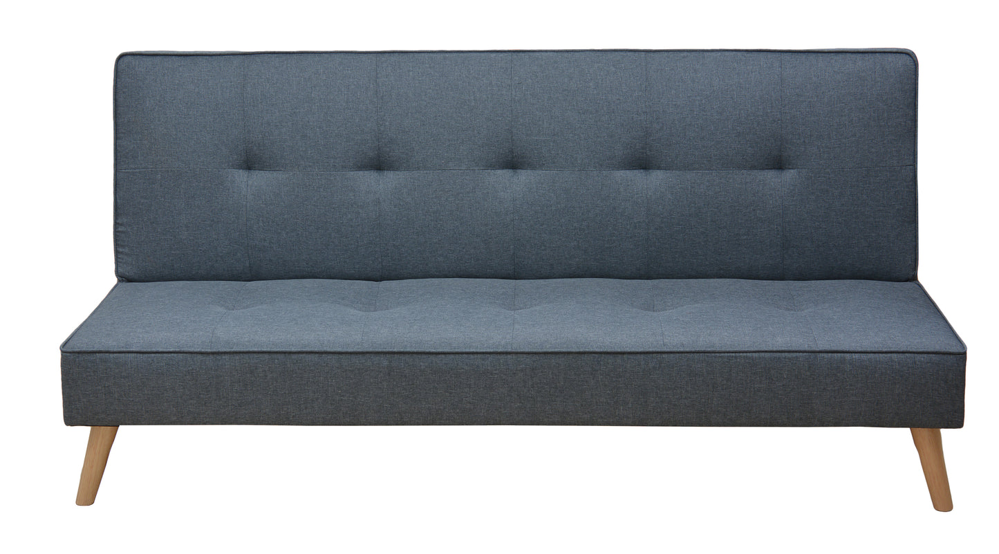 SOFÁCAMA UNAI CLIC-CLAC AZUL ELÉCTRICO Y GRIS: MODERNO, PRÁCTICO Y ELEGANTE