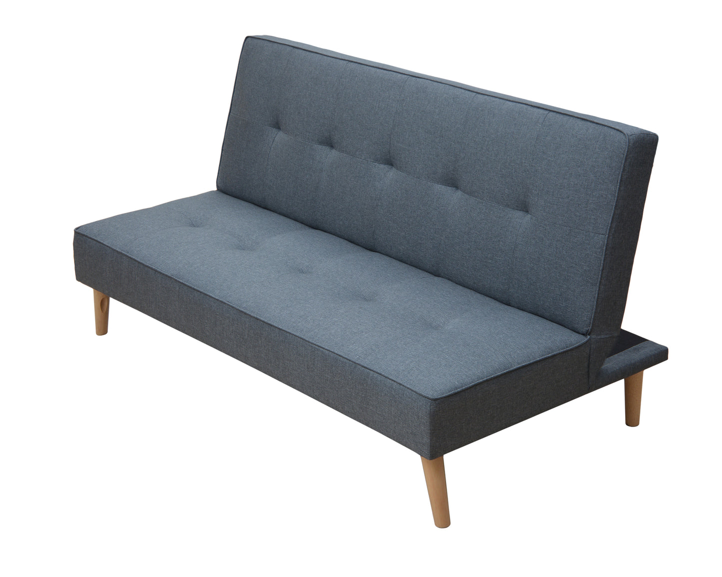 SOFÁCAMA UNAI CLIC-CLAC AZUL ELÉCTRICO Y GRIS: MODERNO, PRÁCTICO Y ELEGANTE