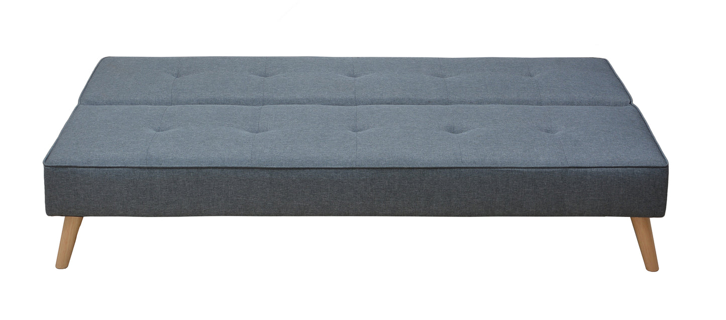 SOFÁCAMA UNAI CLIC-CLAC AZUL ELÉCTRICO Y GRIS: MODERNO, PRÁCTICO Y ELEGANTE