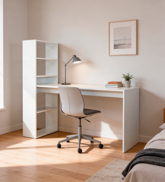 MESA ESCRITORIO CON ESTANTERÍA VILLENA
