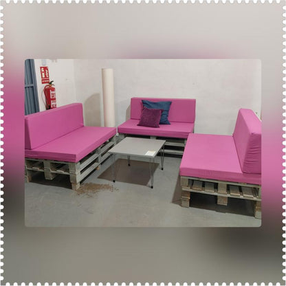 Conjunto jardín / terraza palets – segunda mano