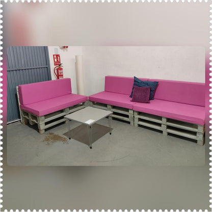 Conjunto jardín / terraza palets – segunda mano – foto 4