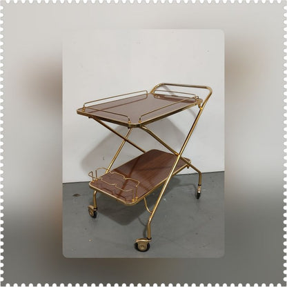Camarera plegable vintage, vista lateral