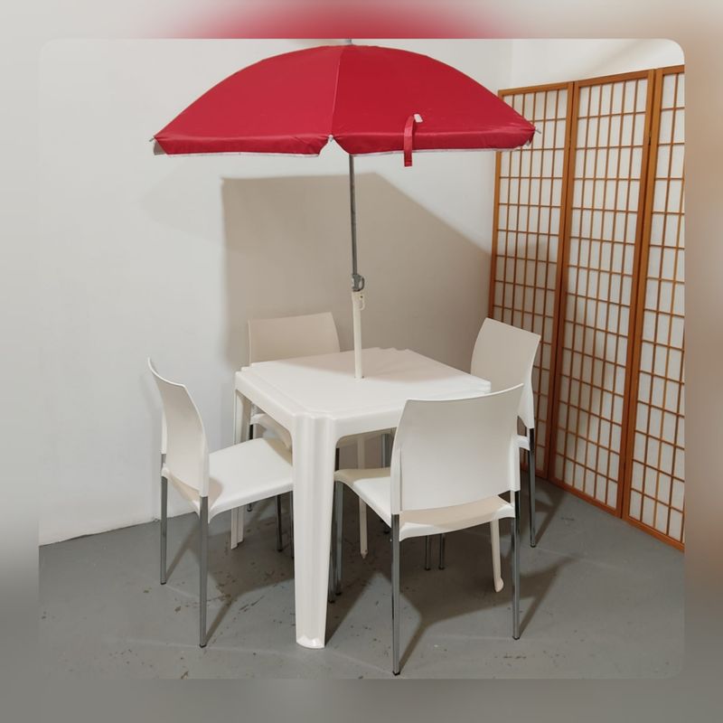 Mesa cuadrada exterior – segunda mano – foto 8