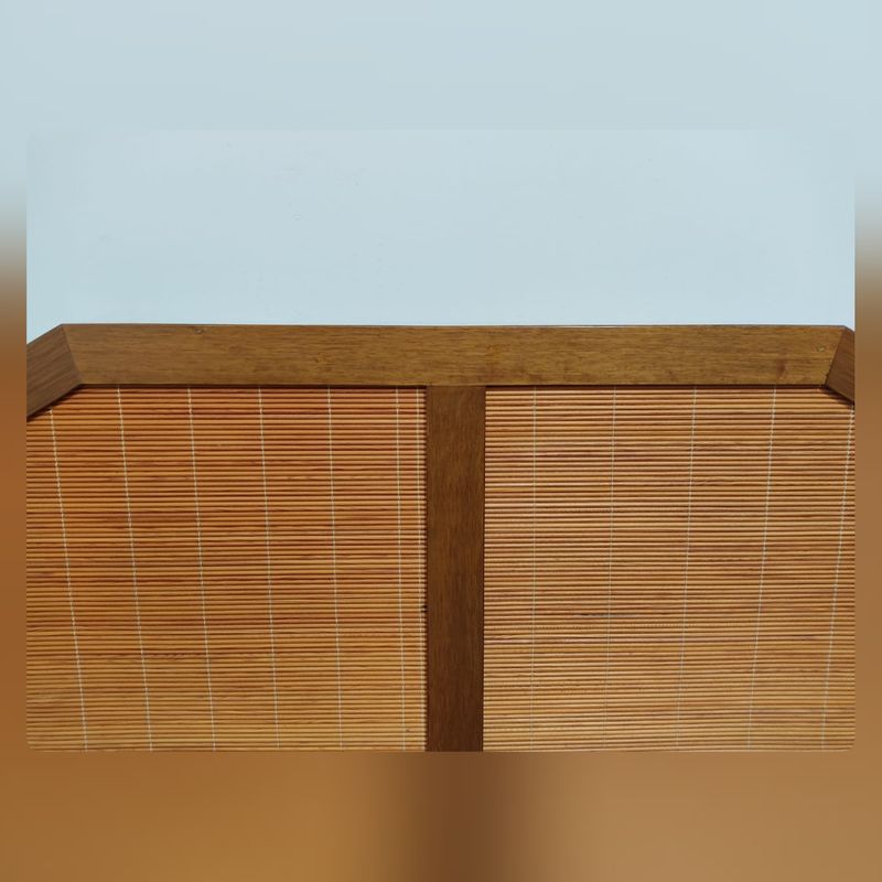 Conjunto habitación madera / mimbre – segunda mano – foto 8