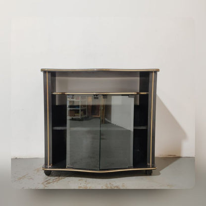 Mueble auxiliar TV Negro / Dorado – segunda mano – foto 3
