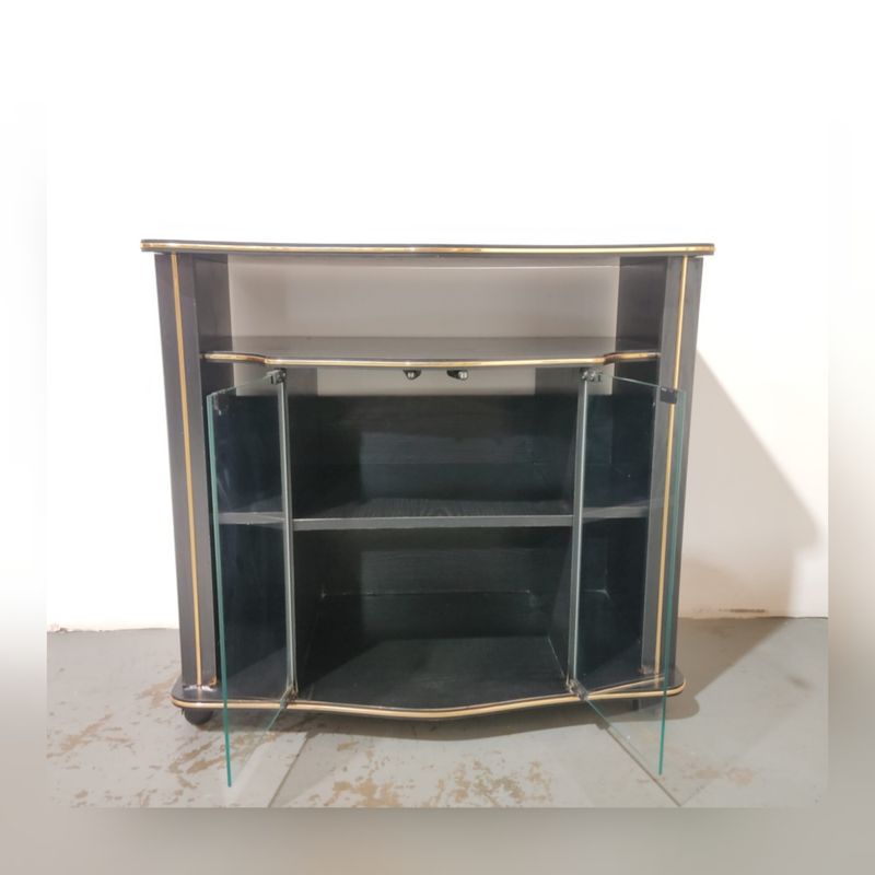 Mueble auxiliar TV Negro / Dorado – segunda mano – foto 4