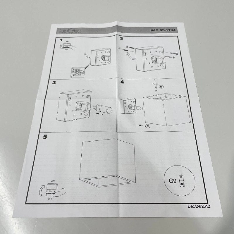 APLIQUE DE PARED Y TECHO GES DECO 05-1974-14-14 LEDS C4