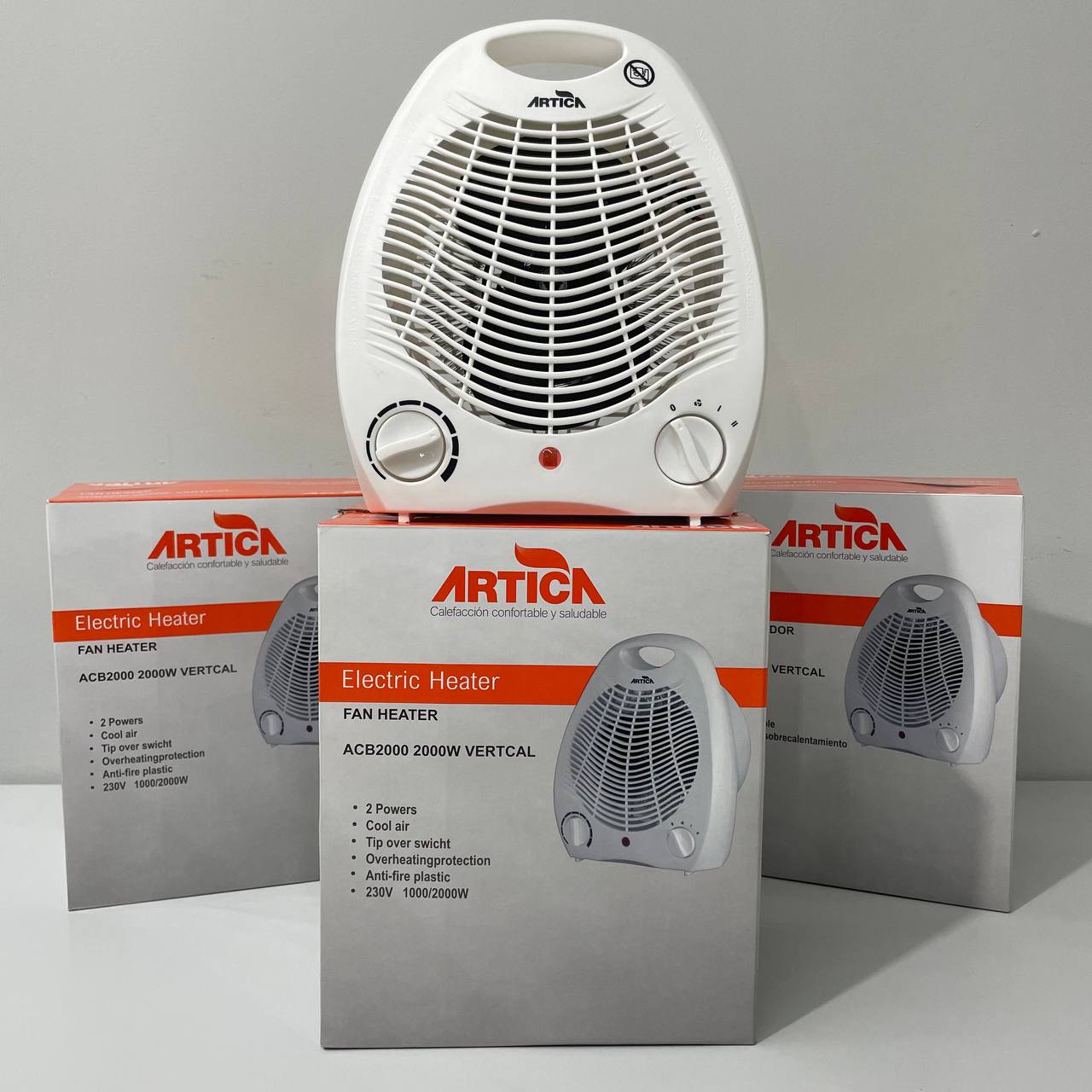 CALEFACTOR ELÉCTRICO DE AIRE ARTICA 2000W