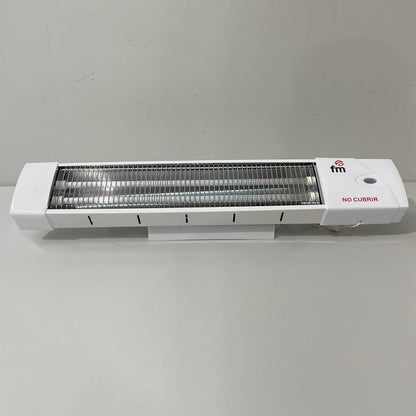 ESTUFA INFRARROJOS DE CUARZO FM 1200W PARA PARED Y CUARTO DE BAÑO