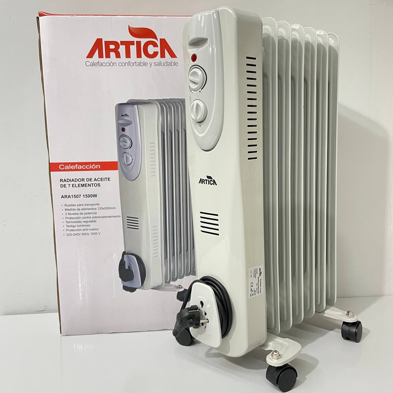 RADIADOR DE ACEITE ARTICA 1500W