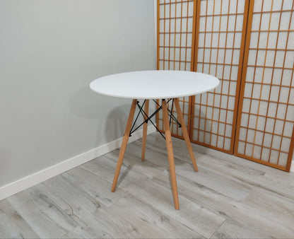 CONJUNTO DE MESA MÁS CUATRO SILLAS DINAMARCA ESTILO NÓRDICO