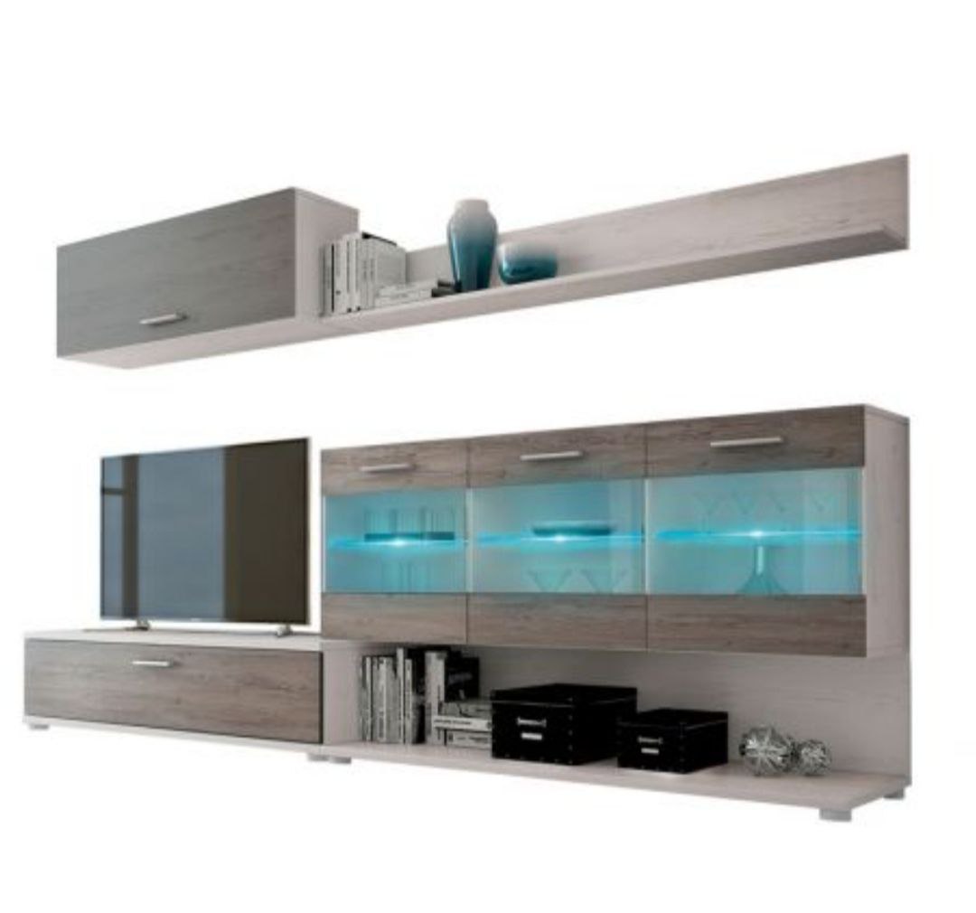 MUEBLE DE COMEDOR ZAFIRO CON LUCES LED 250CM