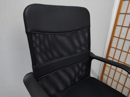 SILLA DE OFICINA SOUL REGULABLE EN ALTURA CON RUEDAS EN COLOR NEGRO