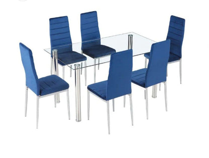 CONJUNTO DE MESA COMEDOR MAS SEIS SILLAS AVATAR