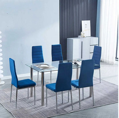 CONJUNTO DE MESA COMEDOR MAS SEIS SILLAS AVATAR