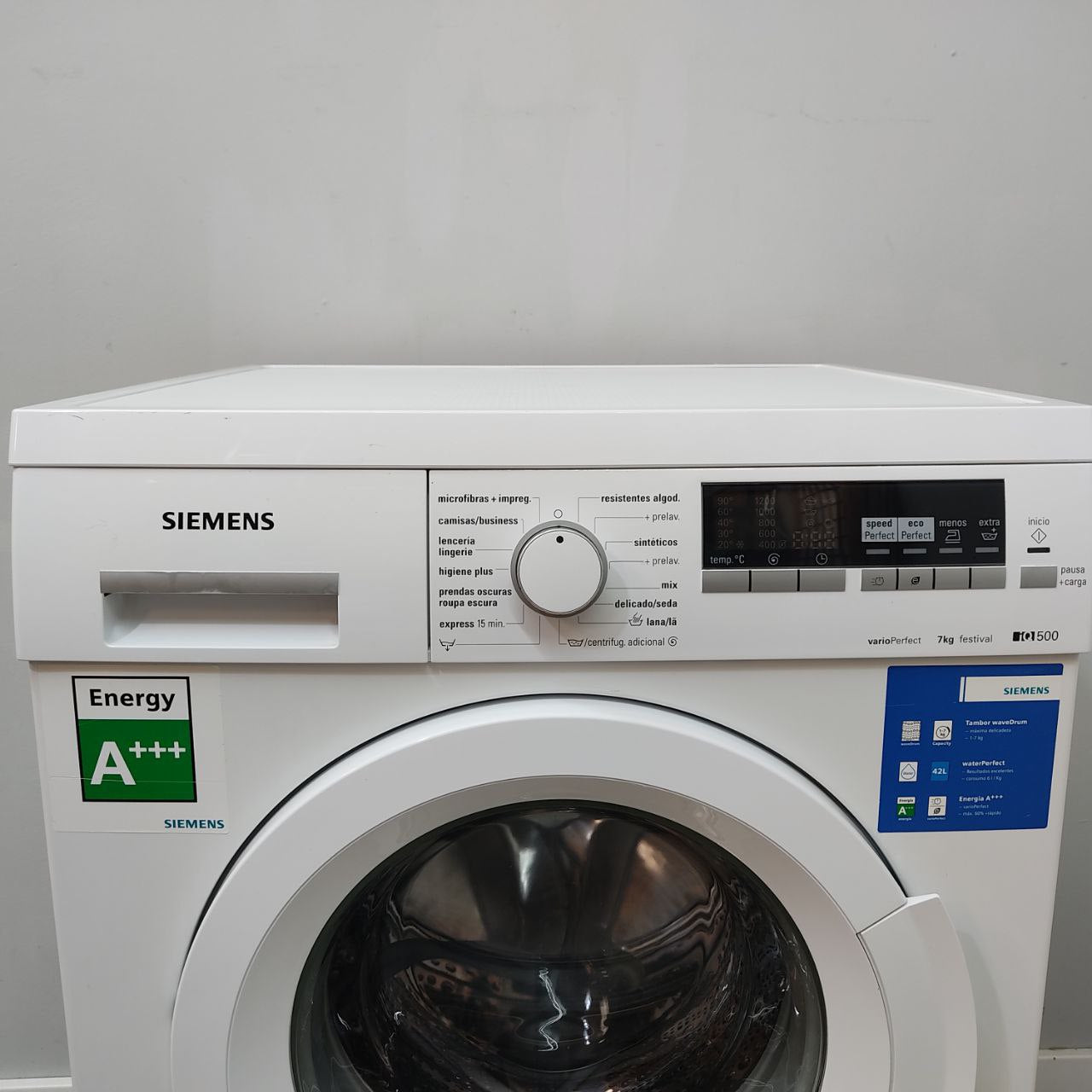 LAVADORA SIEMENS WM12Q470EE 7KG A+ SEMINUEVA