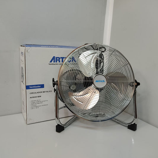 VENTILADOR DE SUELO ÁRTICA AVI8040 40CM 90W – ALTA POTENCIA Y DURABILIDAD