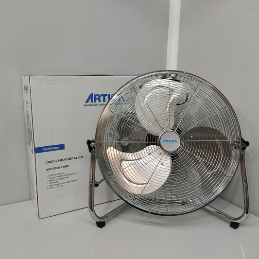 VENTILADOR DE SUELO ÁRTICA AVI12050 50CM 120W – ALTA POTENCIA Y DURABILIDAD