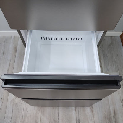 FRIGORÍFICO COMBI HAIER HTW5620ENMG – 414L, ACERO INOXIDABLE, EFICIENTE Y TECNOLÓGICO