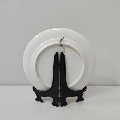 PLATO DE COLECCIÓN DEL BARÇA – ESCUDO CENTRAL Y BORDES DORADOS