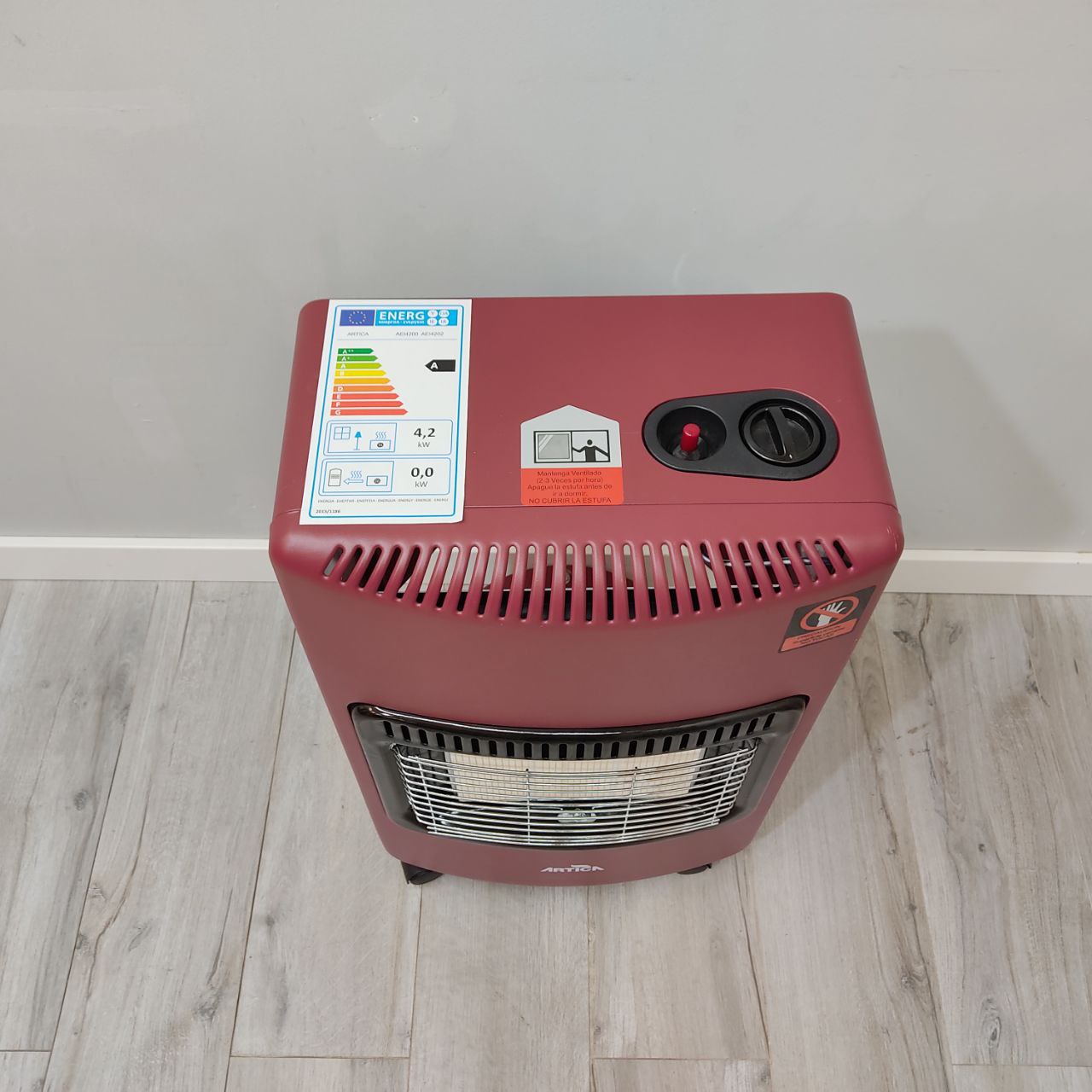 ESTUFA DE GAS ÁRTICA INFRARROJOS AEI4202 – 4200W, SISTEMA OXI-STOP