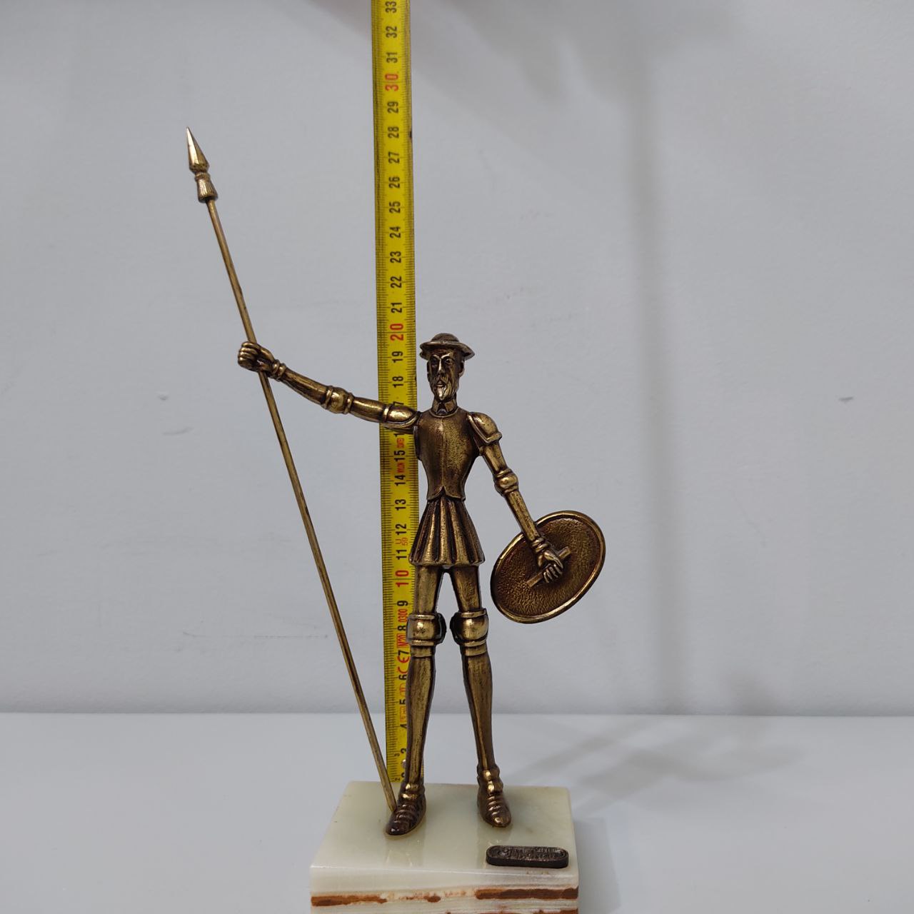 FIGURA BRONCE DON QUIJOTE – BASE MÁRMOL