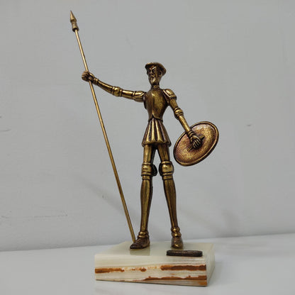 FIGURA BRONCE DON QUIJOTE – BASE MÁRMOL