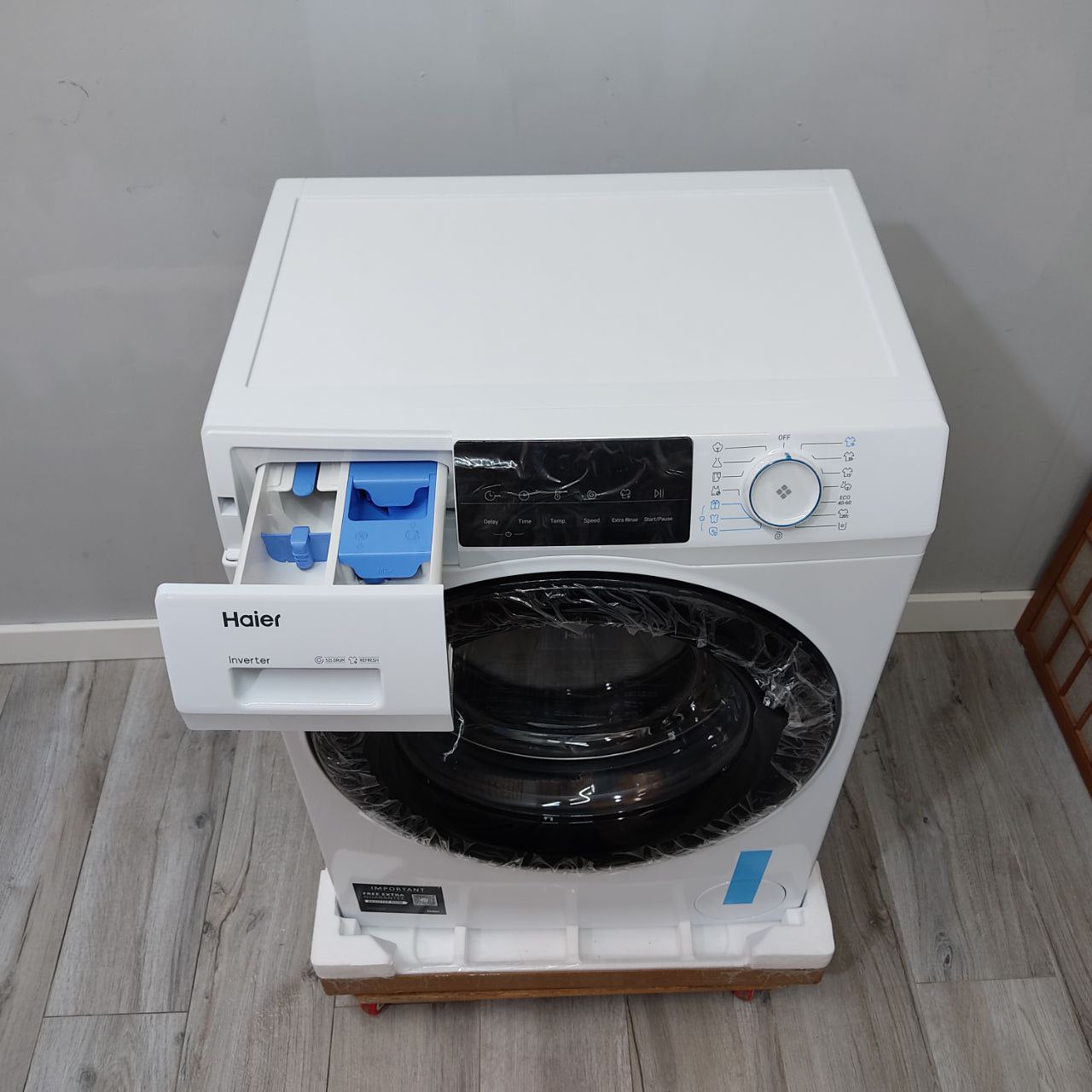 LAVADORA HAIER 8K A+++ MOTOR INVERTER