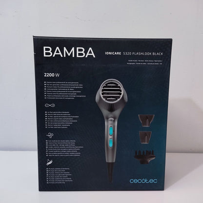 SECADOR DE PELO CECOTEC CON DIFUSOR 2200W IONICO