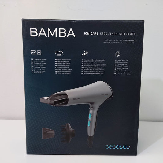 SECADOR DE PELO CECOTEC CON DIFUSOR 2200W IONICO