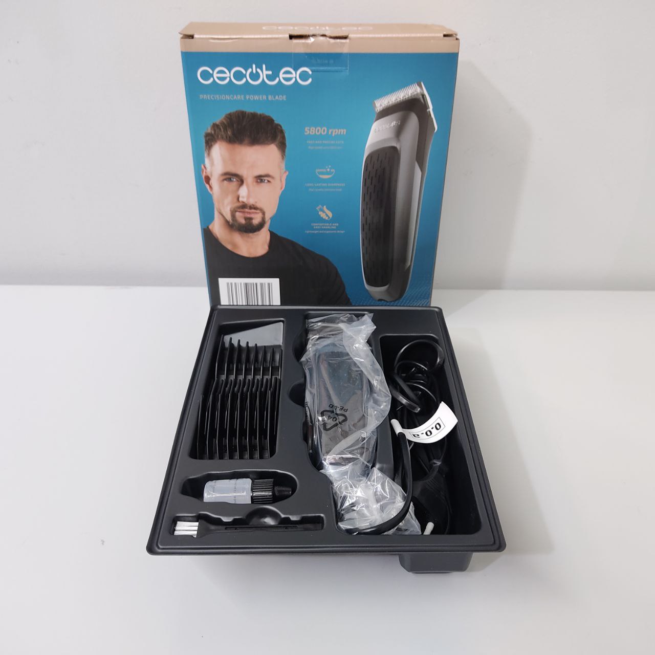 CORTAPELOS CECOTEC PRECISIONCARE POWER BLADE 100001 – PRECISIÓN Y COMODIDAD EN CADA CORTE