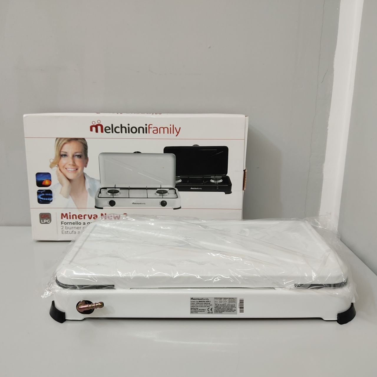 HORNILLO DE GAS MELCHIONI MINERVA 2 – COMPACTO, POTENTE Y PERFECTO PARA COCINAR AL AIRE LIBRE