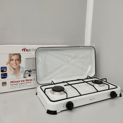 HORNILLO DE GAS MELCHIONI MINERVA 2 – COMPACTO, POTENTE Y PERFECTO PARA COCINAR AL AIRE LIBRE