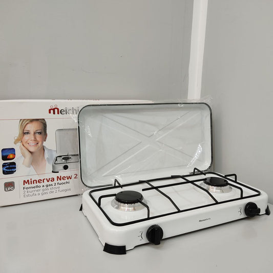 HORNILLO DE GAS MELCHIONI MINERVA 2 – COMPACTO, POTENTE Y PERFECTO PARA COCINAR AL AIRE LIBRE