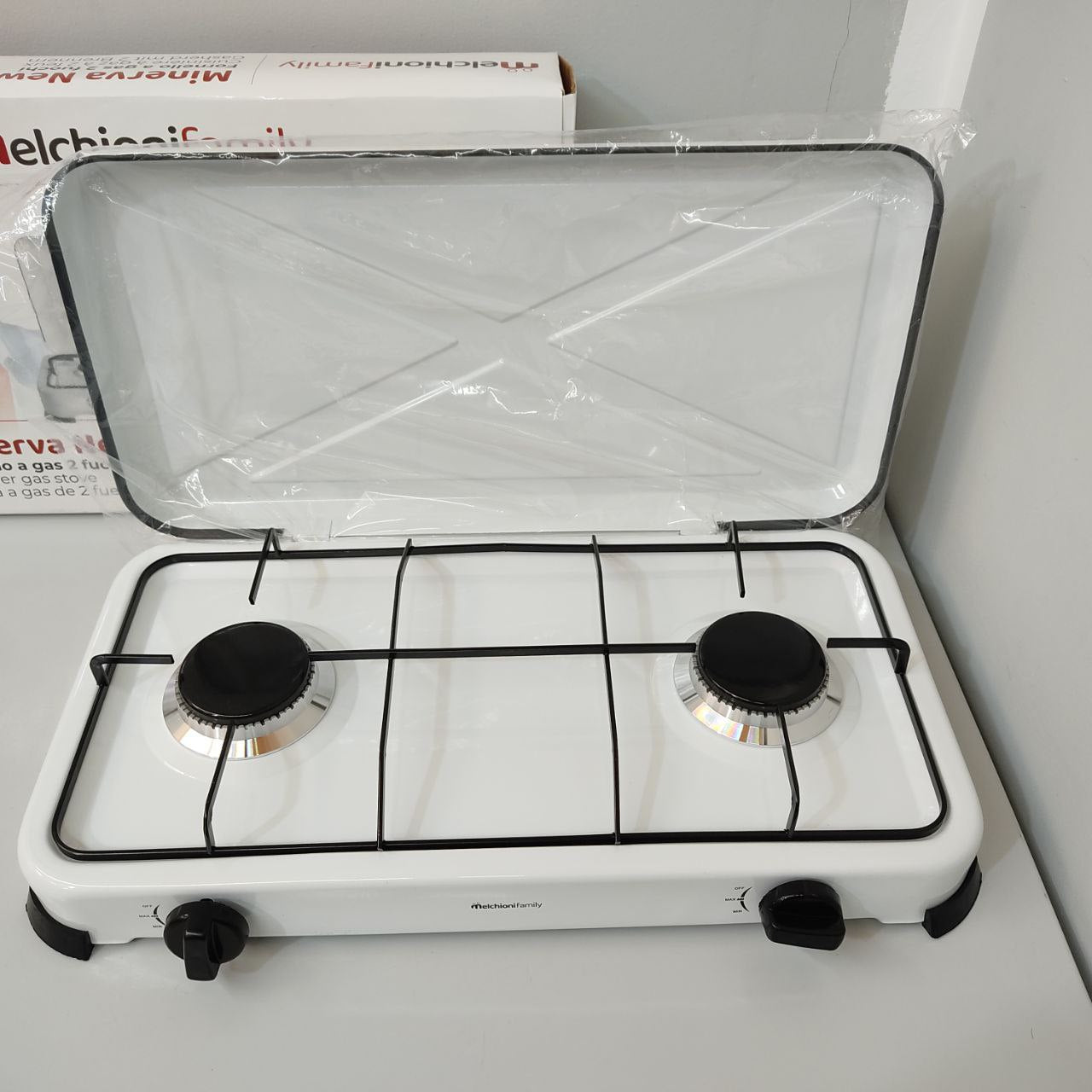 HORNILLO DE GAS MELCHIONI MINERVA 2 – COMPACTO, POTENTE Y PERFECTO PARA COCINAR AL AIRE LIBRE