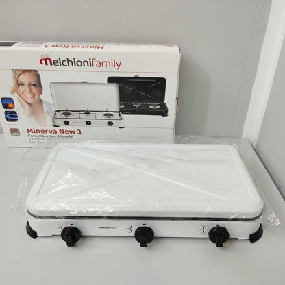HORNILLO DE GAS MELCHIONI MINERVA 3 – COMPACTO, POTENTE Y PERFECTO PARA COCINAR AL AIRE LIBRE