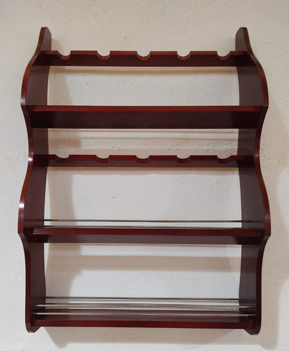 CONJUNTO BAR RETRO CON BOTELLERO Y TABURETES – ESTILO VINTAGE AÑOS 70