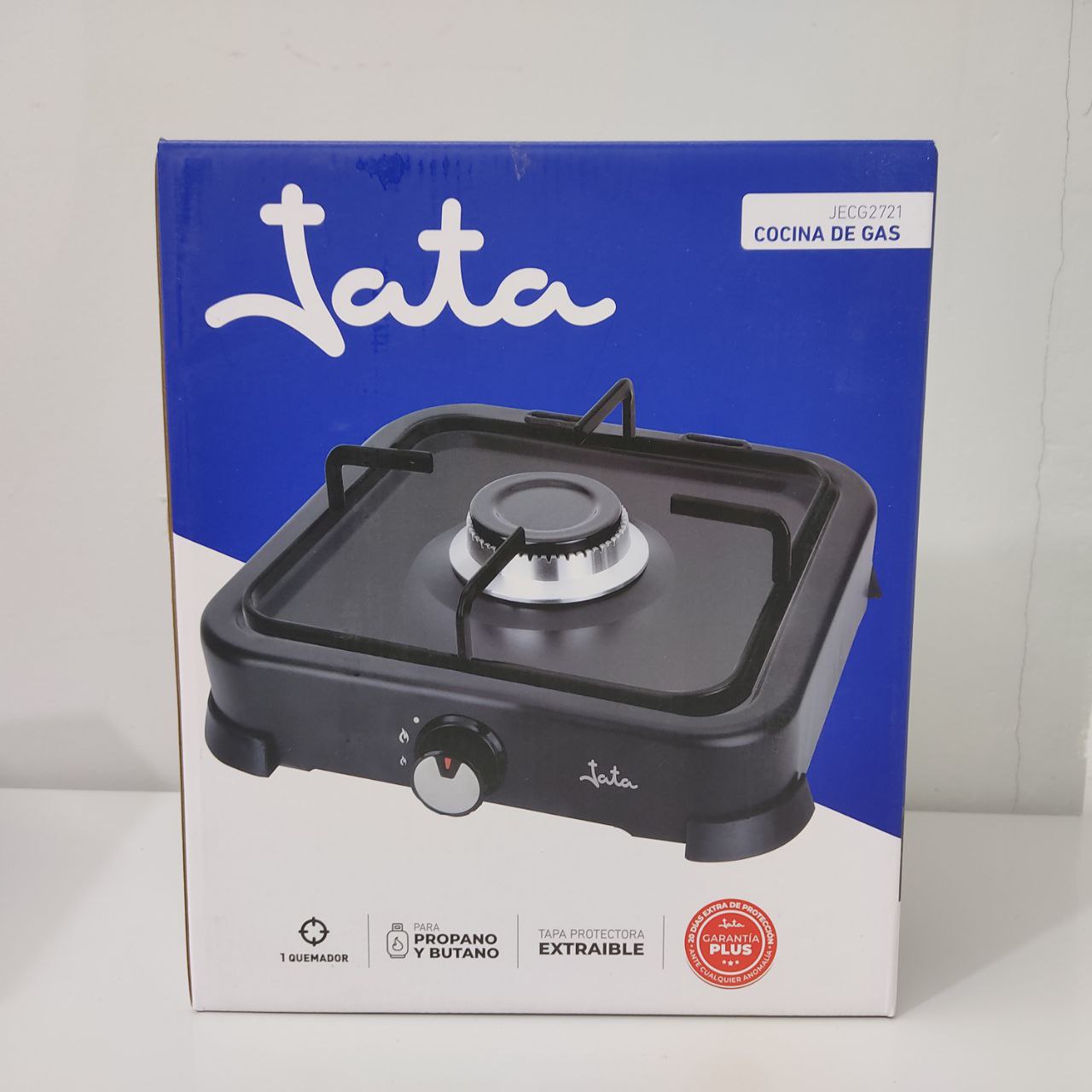 HORNILLO DE GAS JATA JECG2721 – COMPACTO, EFICIENTE Y CON TAPA PROTECTORA