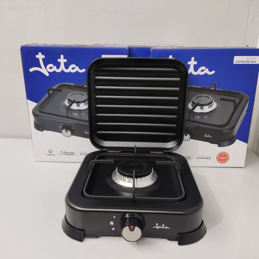 HORNILLO DE GAS JATA JECG2721 – COMPACTO, EFICIENTE Y CON TAPA PROTECTORA