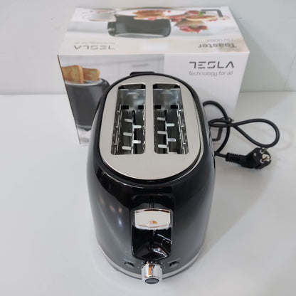 TOSTADORA TESLA TS200BX NEGRO – DISEÑO ELEGANTE Y POTENCIA PARA TOSTADAS PERFECTAS