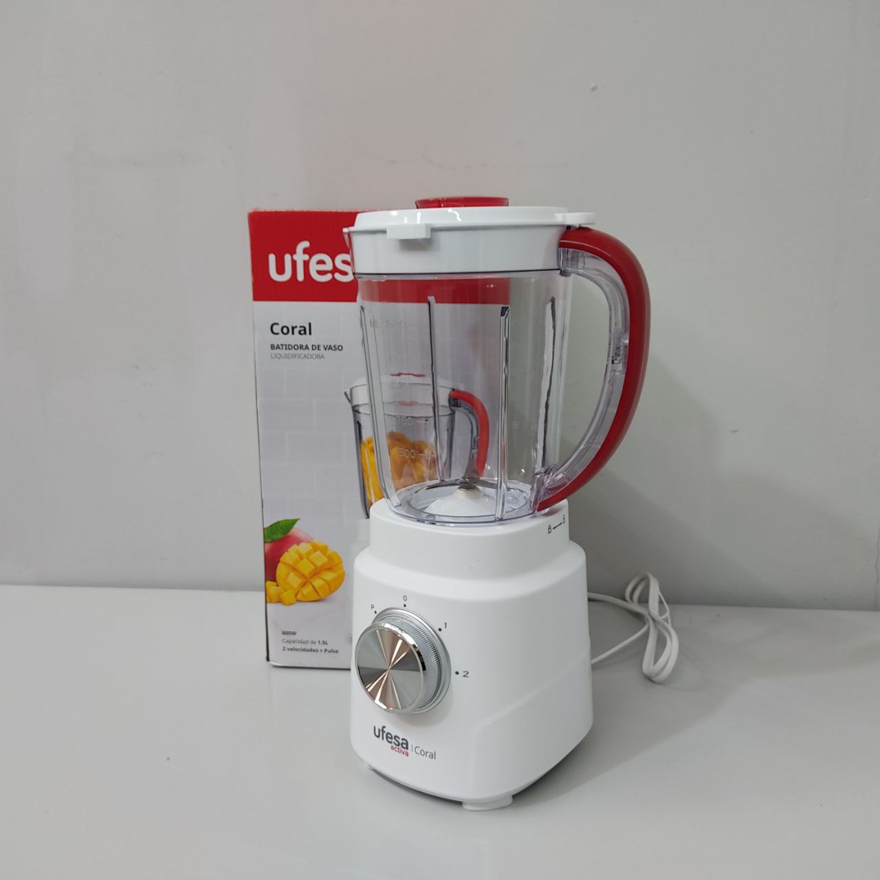 BATIDORA DE VASO UFESA CORAL – POTENCIA, DISEÑO Y COMODIDAD PARA TU COCINA