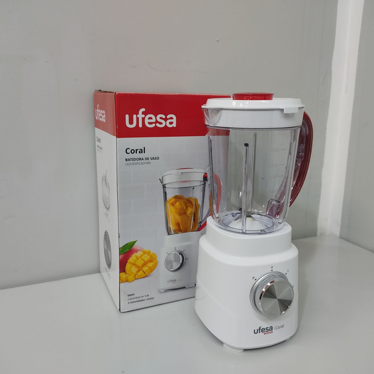 BATIDORA DE VASO UFESA CORAL – POTENCIA, DISEÑO Y COMODIDAD PARA TU COCINA