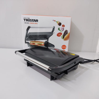 GRILL ELÉCTRICO TRISTAR 700W 22,5X14CM – COMPACTO Y EFICIENTE