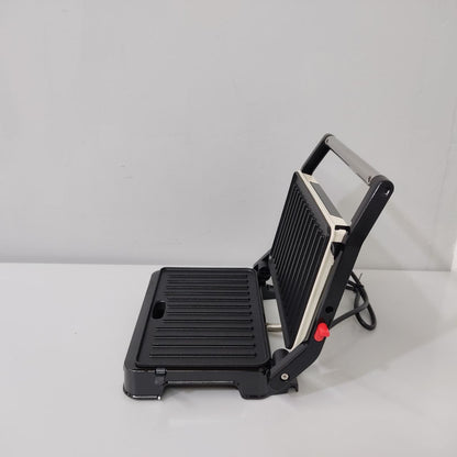 GRILL ELÉCTRICO TAURUS MYGRILL VINTAGE – 1000W, APERTURA 180º, PLACAS 23X14,5CM
