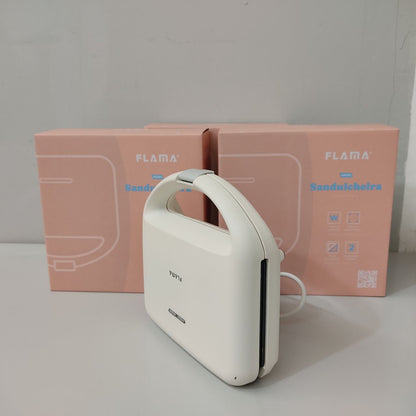 SANDWICHERA FLAMA 4912FL 750W – 2 SANDWICHES, ANTIADHERENTE Y FÁCIL LIMPIEZA