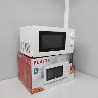 MICROONDAS FLAMA 1816FL 20L – 700W, 6 NIVELES DE POTENCIA Y FUNCIÓN DESCONGELACIÓN
