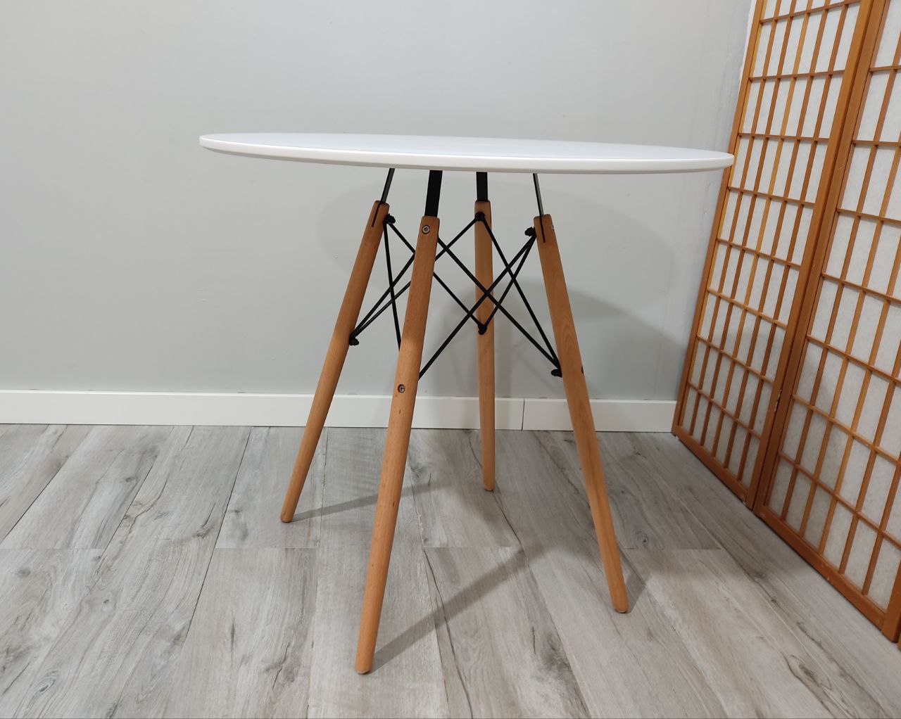 CONJUNTO DE MESA MÁS CUATRO SILLAS DINAMARCA ESTILO NÓRDICO